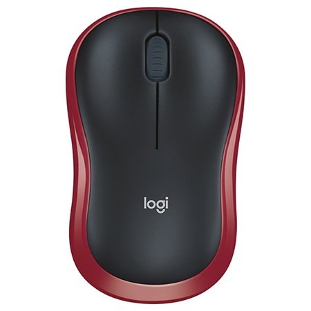 Mouse Optic Logitech Wireless M185 Rosu
