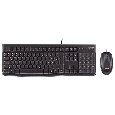 Kit Tastatura Si Mouse Cu Fir Logitech Mk120