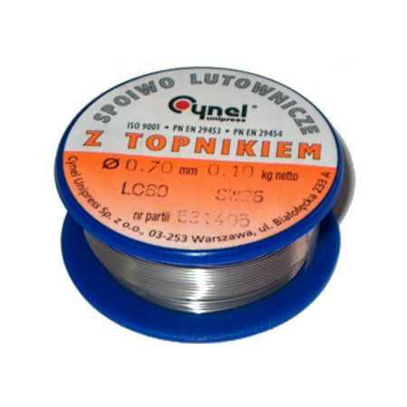 Fludor 2.5mm Rola 100gr Cynel Fludor 2.5mm Rola 100gr Cynel