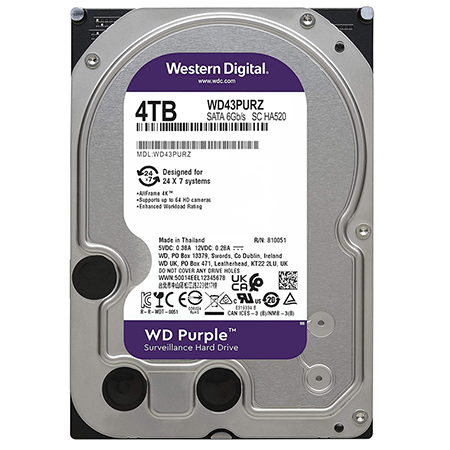 Hdd 4tb Sata3 256mb Purple Western Digital