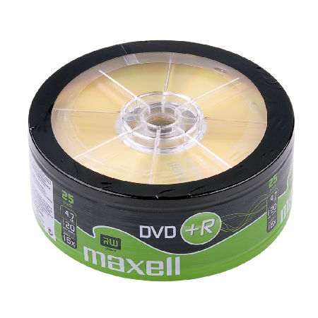 Dvd+r Maxell 4,7 Gb 16x Sp.25buc