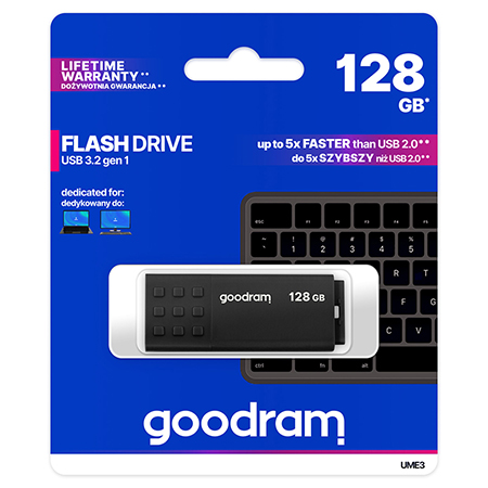 Flash Drive 128gb Usb 2.0 Ume3 Goodram
