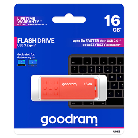 Flash Drive 16gb Usb 2.0 Ume3 Goodram