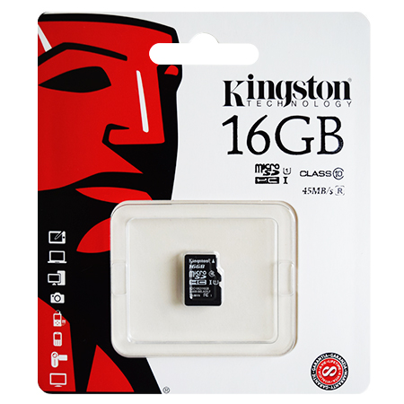 Micro Sd Card 16gb Class 10 Kingston