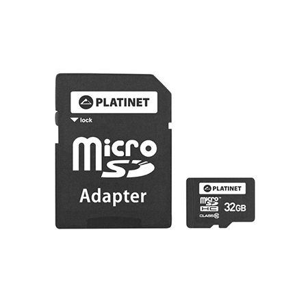 Micro Sd Card Cu Adaptor 32gb Clasa 10 Platinet