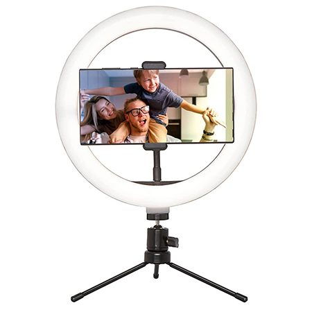 Kit Vlog 72 Led 8 Inch 10w Platinet