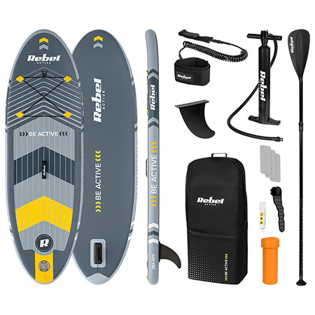 Set Placa Gonflabila Stand Up Paddle Sup 244x76x10 Cm