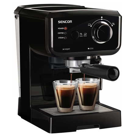 Espressor 15 Bar Negru Sencor Espressor 15 Bar Negru Sencor