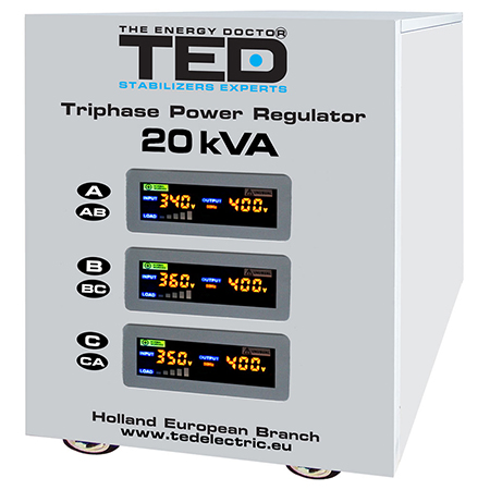 Stabilizator Tensiune Trifazat Servo 20kva