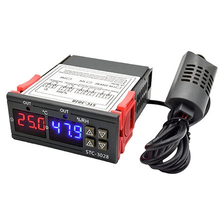 Termostat Temperatura Umiditate Stc-3028 230v Termostat Temperatura Umiditate Stc-3028 230v