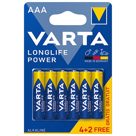 Baterie Alcalina Longlife Power Lr3 4+2 Varta Baterie Alcalina Longlife Power Lr3 4+2 Varta