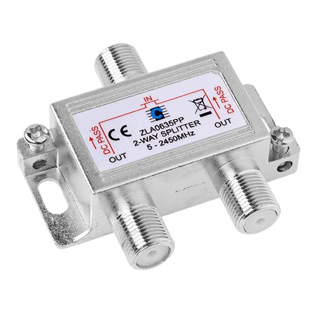 Splitter 2 Cai 5-2450mhz Power Pass