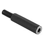 Mufa Jack 6.3mm Stereo Plastic Pe Cablu