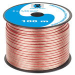 Cablu Difuzor Cca 2x1.50mm Transparent 100m