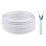 Cablu Electric Ydyp 2x1.5 450/750v Alb Rola 100m