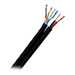 Cablu Utp Cat 5 0.45mm Cca Cu Alimentare 2x1mm 100m