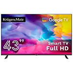 Google Smart Tv 5.0 43 Inch 108cm H265 Kruger