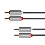 Cablu 2rca - 2rca 1.8m Basic K&m