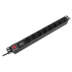 Pdu Rack 19 Inch 8 Prize Switch 16a 2m Emtex