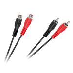 Cablu 2xrca Tata -2xrca Mama 3m