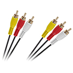 Cablu 3xrca-3xrca 1,5m Standard