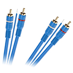 Cablu 2xrca Tata - 2xrca Tata + Remote 5m