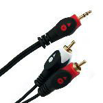 Cablu Jack 3.5 -2rca 5m Cabletech Economic