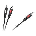 Cablu 3.5 Tata-2rca 1.8m Eco-line Cabletech