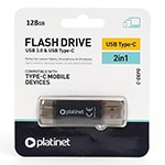 Flash Drive Usb 3.0 Si Type C 128gb C-depo Platinet