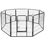 Tarc Modular Pentru Caini 8 Panouri 80x80 Cm Rebel Anim