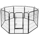 Tarc Modular Pentru Caini 8 Panouri 80x100 Cm Rebel Ani