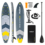 Set Placa Gonflabila Stand Up Paddle 350x80x15 Cm