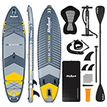 Set Placa Gonflabila Stand Up Paddle Scaun 335x84x15 Cm