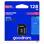 Microsd Card 128gb Goodram Clasa 10 Uhs-i Cu Adaptor