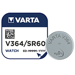 Baterie Argint Ag1 Sr621sw V364 Blister 1b Varta