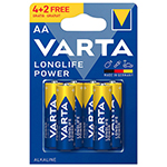 Baterie Alcalina Longlife Power Lr06 Blister 6buc Varta