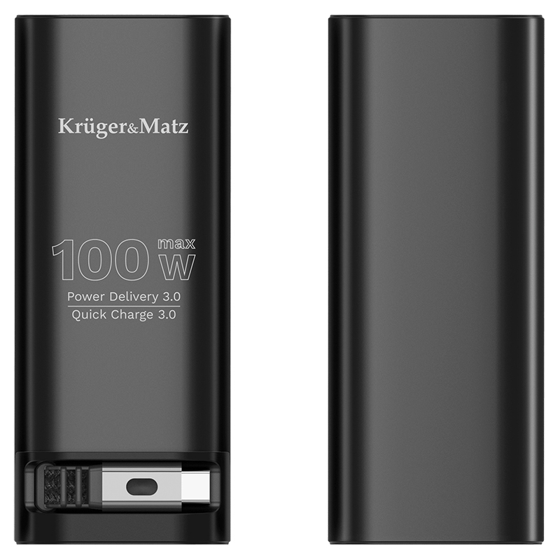 POWER BANK 20000 MAH LI-ION 100W QC PD KRUGER&MATZ POWER BANK 20000 MAH LI-ION 100W QC PD KRUGER&MATZ