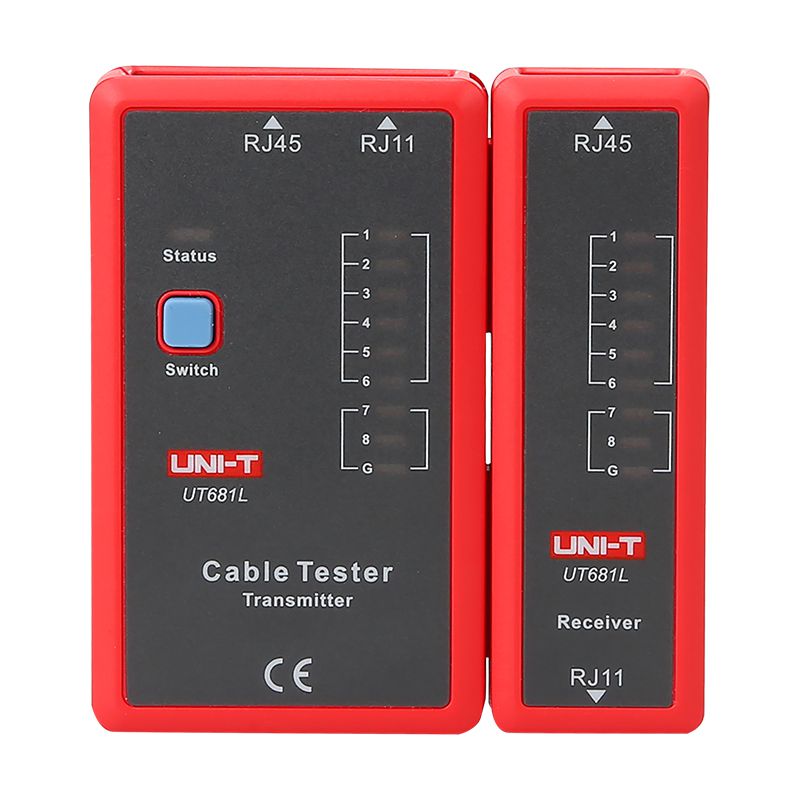 Tester Cabluri Uni-T UT681L, Ethernet RJ45 RJ11 BNC, Continuitate, Scurtcircuit, Incrucisate [1]