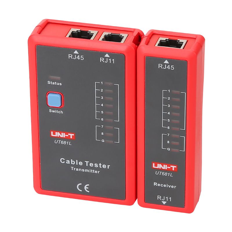 Tester Cabluri Uni-T UT681L, Ethernet RJ45 RJ11 BNC, Continuitate, Scurtcircuit, Incrucisate [2]