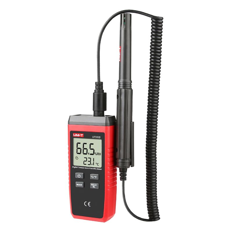 Termohigrometru Digital Uni-T UT333S, Temperatura, Umiditate 0-100% RH, Iluminare, Compact [4]