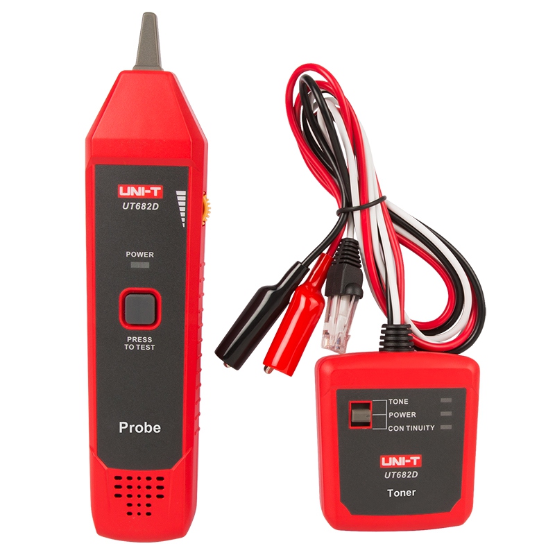 Tester Cablu Uni-T UT682D, Ethernet RJ45 BNC, Continuitate, Scurtcircuit, Circuit Deschis [1]