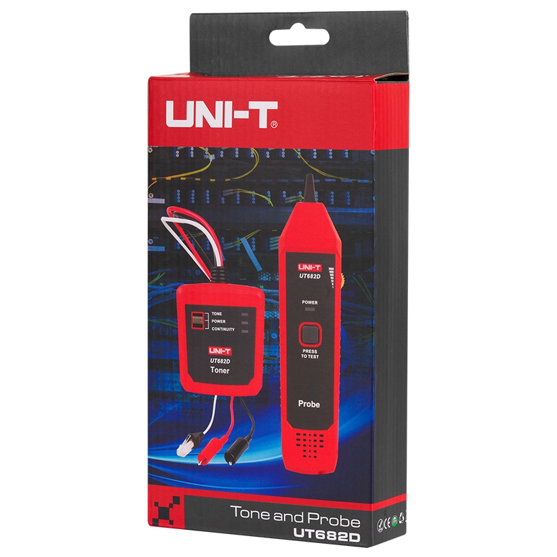 Tester Cablu Uni-T UT682D, Ethernet RJ45 BNC, Continuitate, Scurtcircuit, Circuit Deschis [7]