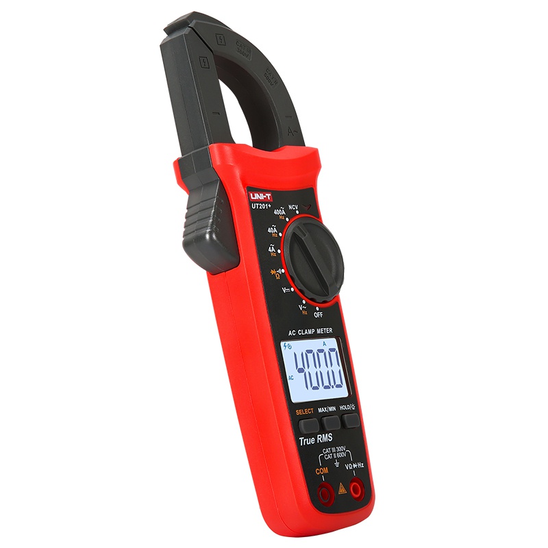 Clampmetru Digital Uni-T UT201, True RMS, Autoscalare, 600A AC, Tensiune DC/AC 600V, Rezistenta, Testare Diode [3]