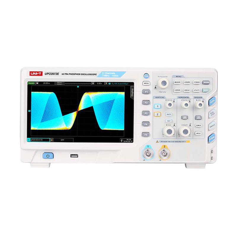 Osciloscop Digital Uni-T UPO2072E, 2 Canale, 70MHz, 1GSa/s, USB, Afisaj 8 inch [3]