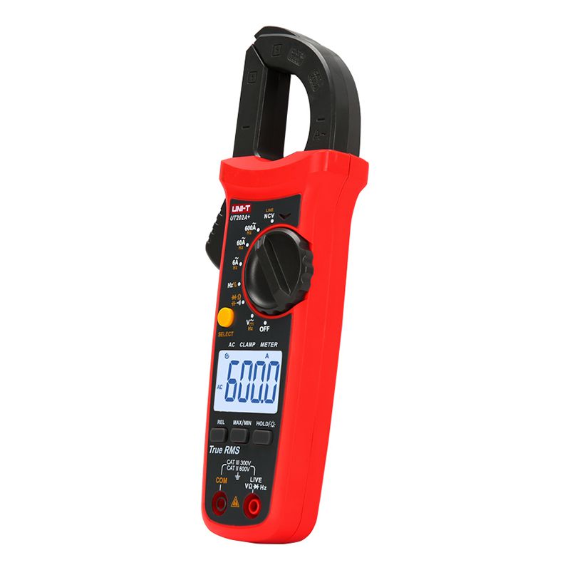 Clampmetru Digital Uni-T UT202A, True RMS, Frecventa 10MHz, 600A AC, Capacitate, NCV, Iluminare, Autoscalare [2]
