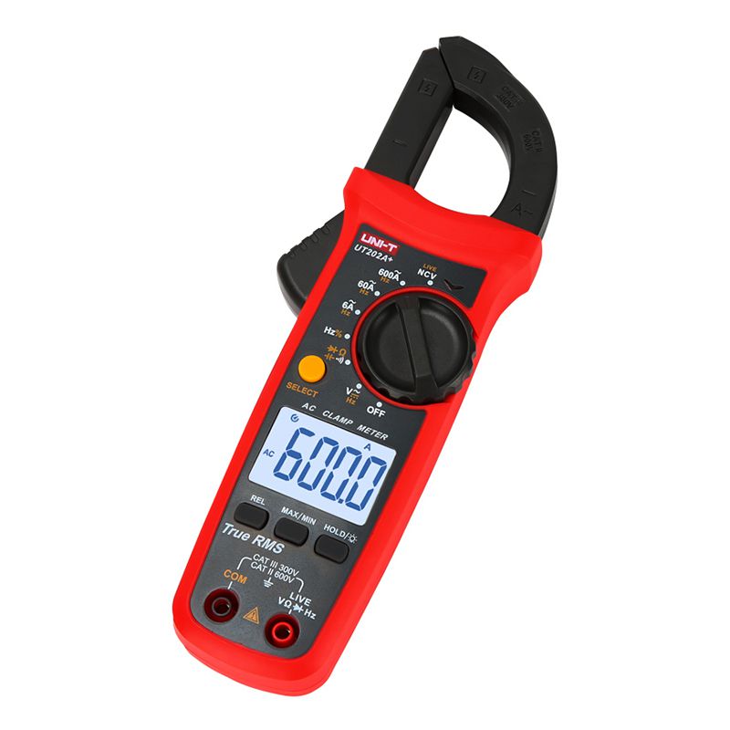 Clampmetru Digital Uni-T UT202A, True RMS, Frecventa 10MHz, 600A AC, Capacitate, NCV, Iluminare, Autoscalare [4]