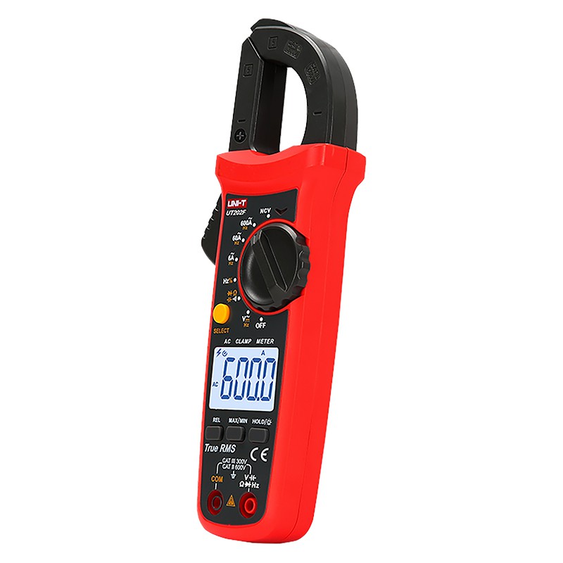 Clampmetru Digital Uni-T UT202F, Capacitate 60mF, True RMS, 600A AC, Frecventa, NCV, Autoscalare, Iluminare [3]