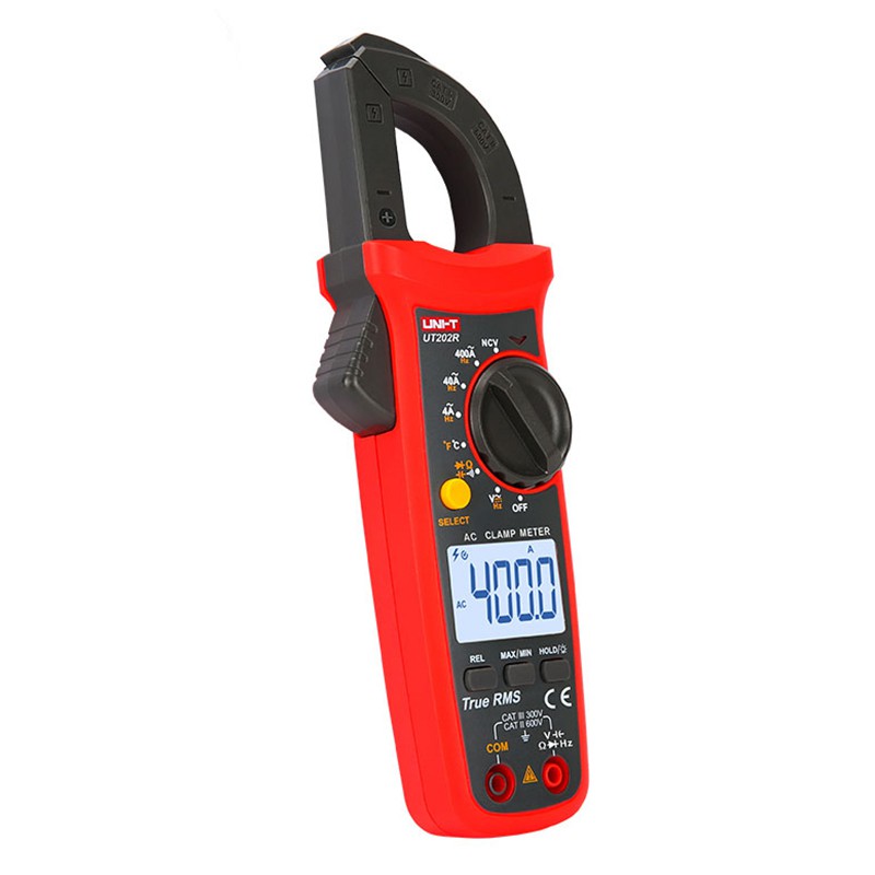 Clampmetru Digital Uni-T UT202R, True RMS, Temperatura 1000°C, 600A AC, NCV, Rezistenta, Frecventa, Iluminare [2]