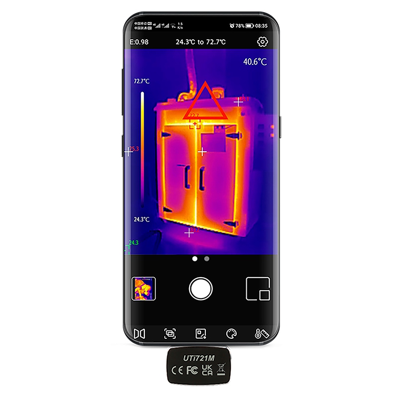 Camera Termoviziune Uni-T UTI721M, 720x540px, -20°C pana la 650°C, USB, Wi-Fi, Radiometrie [5]
