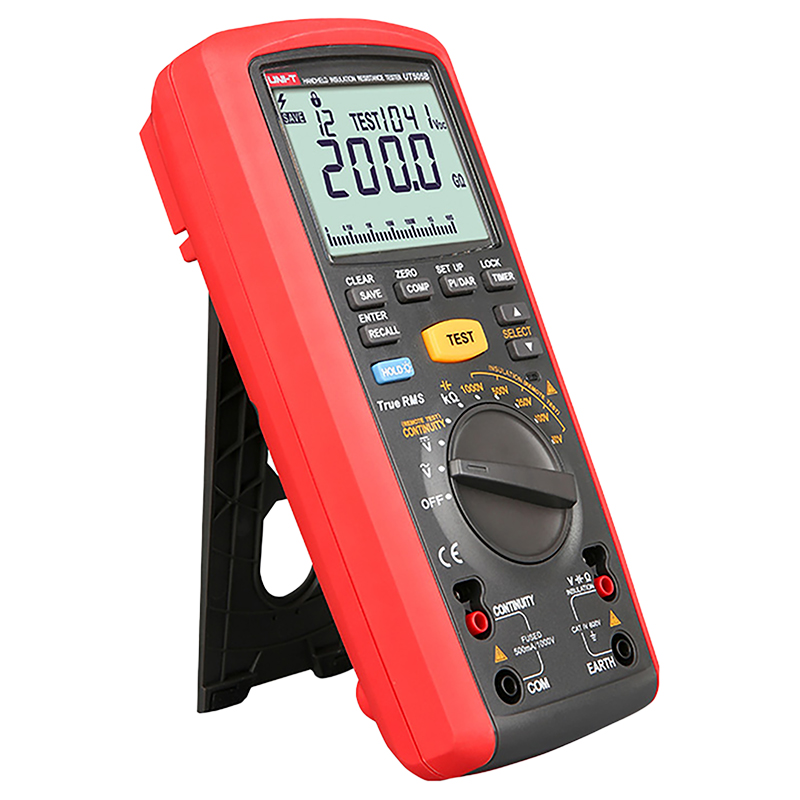 Tester Rezistenta Izolatie Uni-T UT505B, 50V-1000V Test, Izolatie 20GOhm, Autoscalare, Continuitate, Oprire Automata [2]